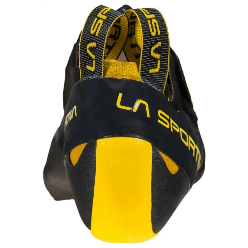 La Sportiva Theory (Negro/Amarillo) Calcetín de escalada para hombre