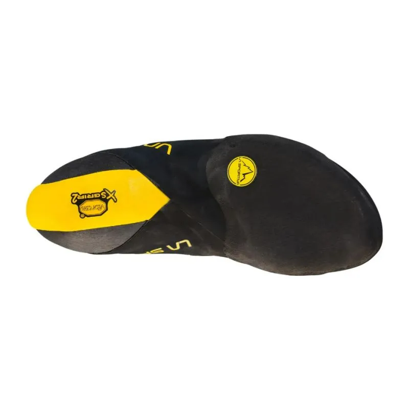 La Sportiva Theory (Negro/Amarillo) Calcetín de escalada para hombre