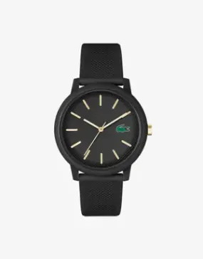 Lacoste Reloj de hombre Lacoste.12.12 en silicona negra con tres agujas