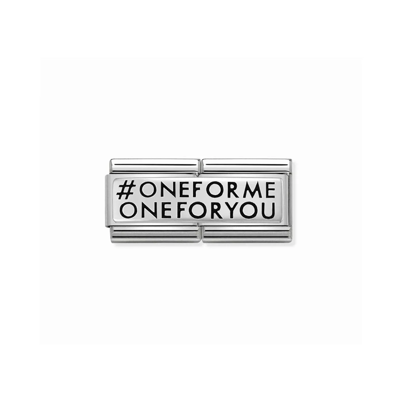 Link Nomination Acero y Plata "One for me one for you" 330710 25