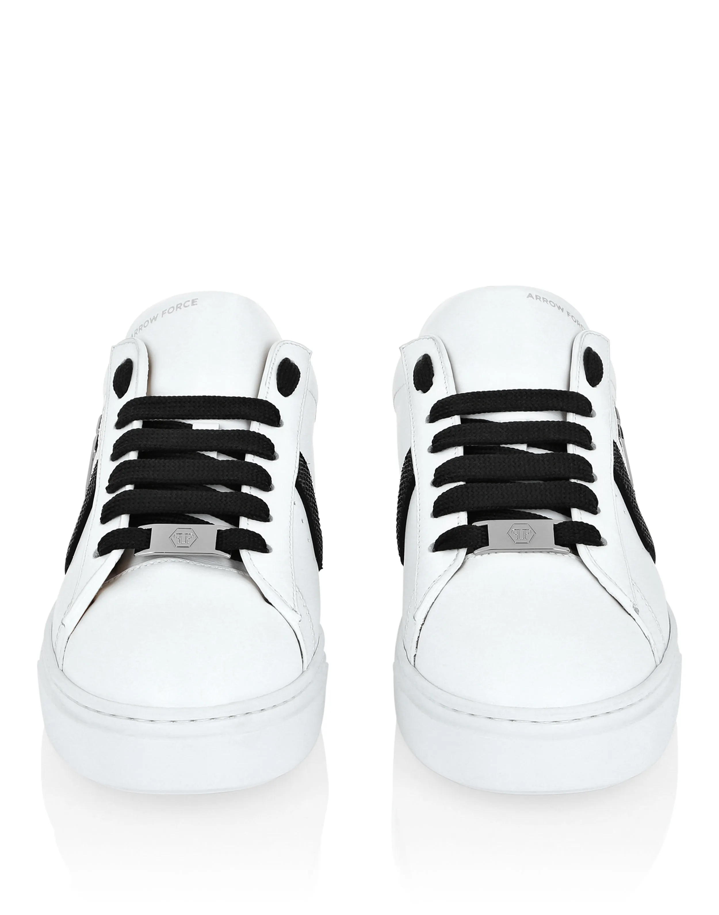 LOTOP LEATHER ARROW FORCE STRASS SNEAKERS