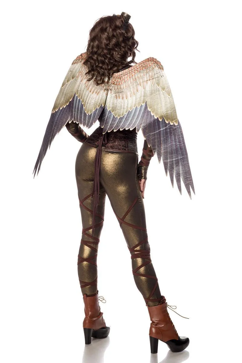 Luchadora de ángel Steampunk