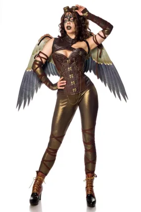 Luchadora de ángel Steampunk