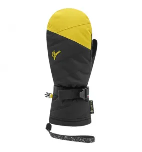 Manopla de esquí para mujer Racer GORE-TEX Nita 4 (NEGRO-AMARILLO)