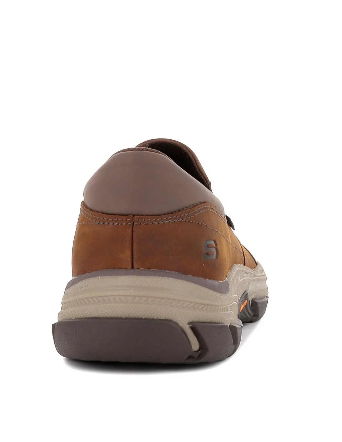 Mocasín casual de piel para hombre Skechers