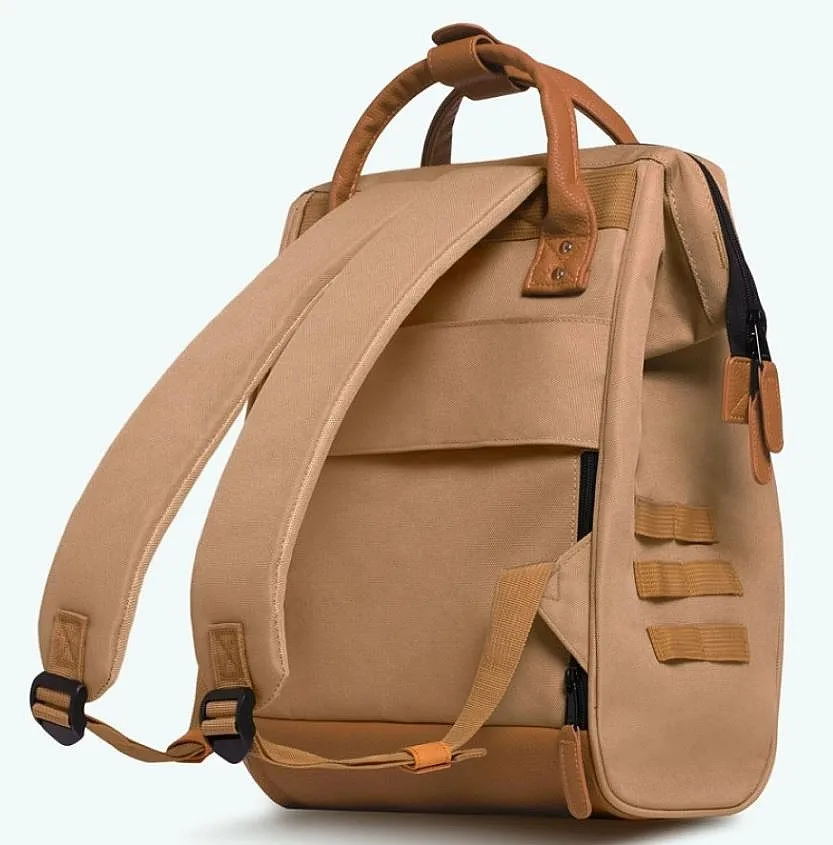 MOCHILA CABAIA KUALA LUMPUR M  CREAM X CAMEL LEATHER