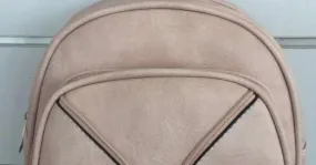 Mochila para mujer de cuero sintético - Soft Pink - varios modelos