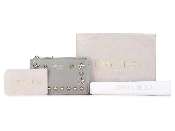 Monedero y llavero Nancy con estrellas en gris Jimmy Choo 