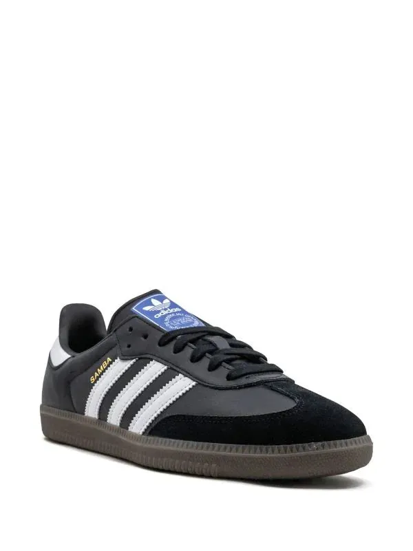 N374O Adidas tenis Samba OG negro blanco