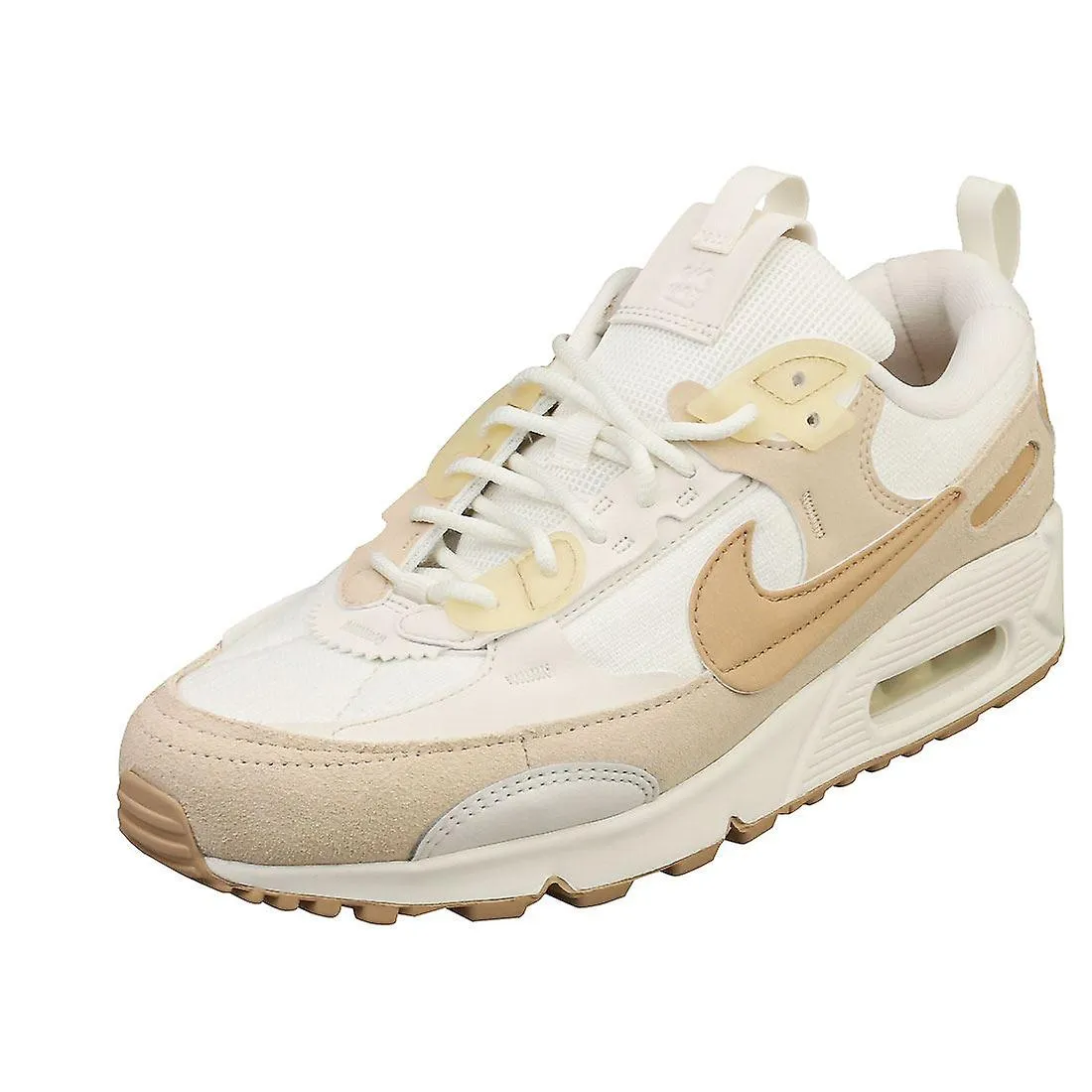 Nike Air Max 90 Futura Zapatillas de moda para mujer en blanco tostado