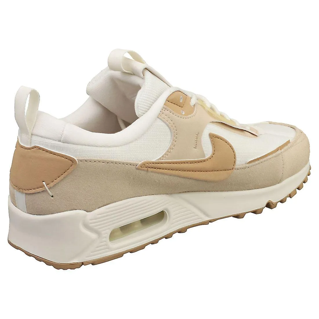 Nike Air Max 90 Futura Zapatillas de moda para mujer en blanco tostado