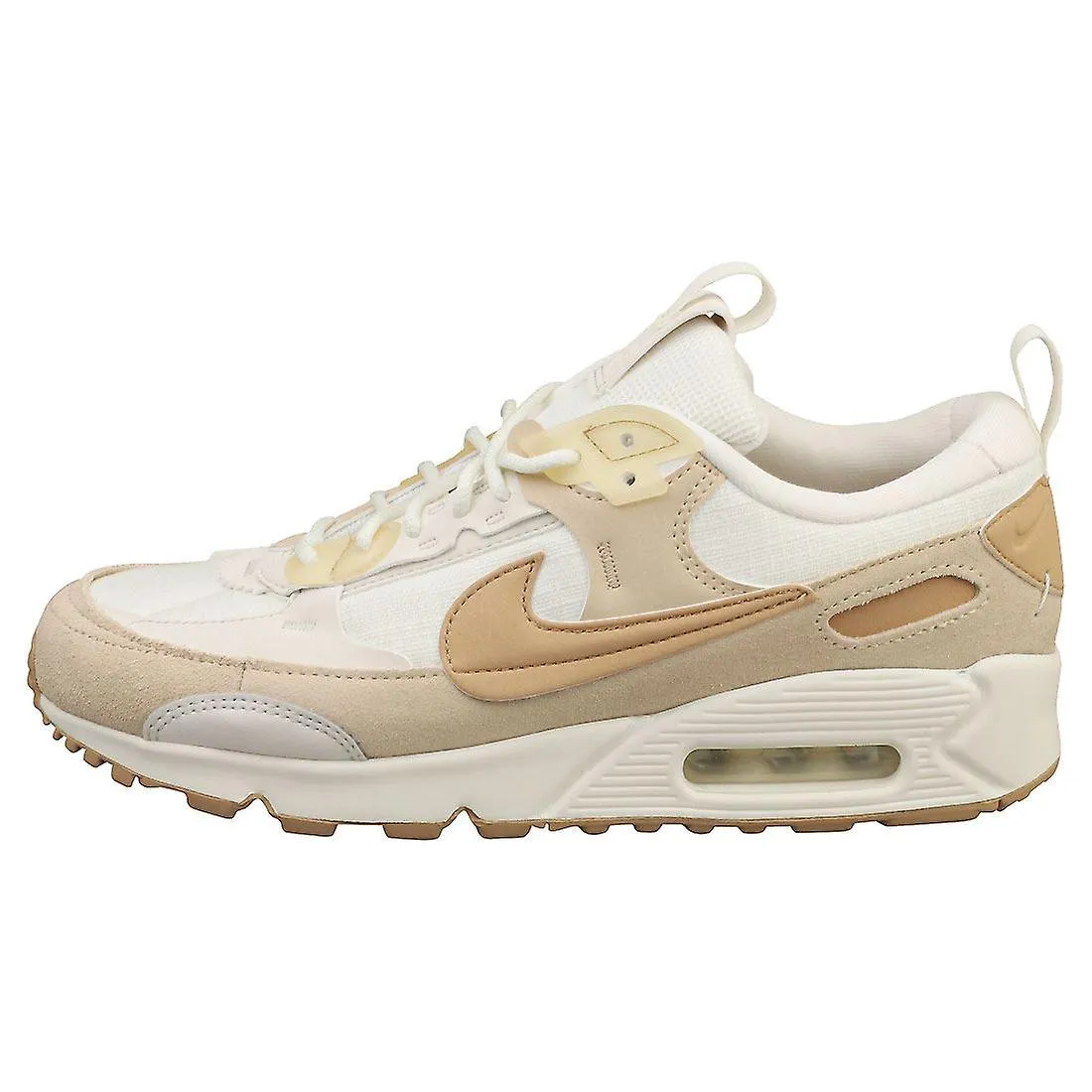 Nike Air Max 90 Futura Zapatillas de moda para mujer en blanco tostado