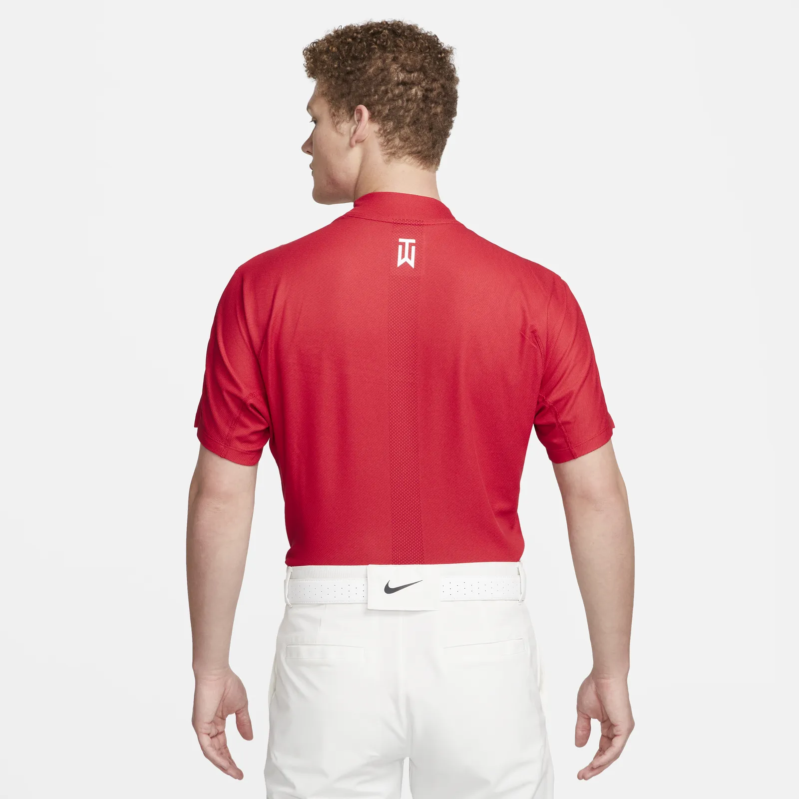 NIKE DRIFIT ADV TIGER WOODS MOCKNECK POLO SHIRT