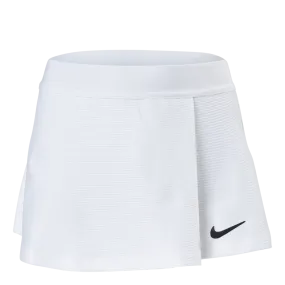 Nike NikeCourt Victory Big Kids' (Girls') Tennis Skirt WHITE/BLACK