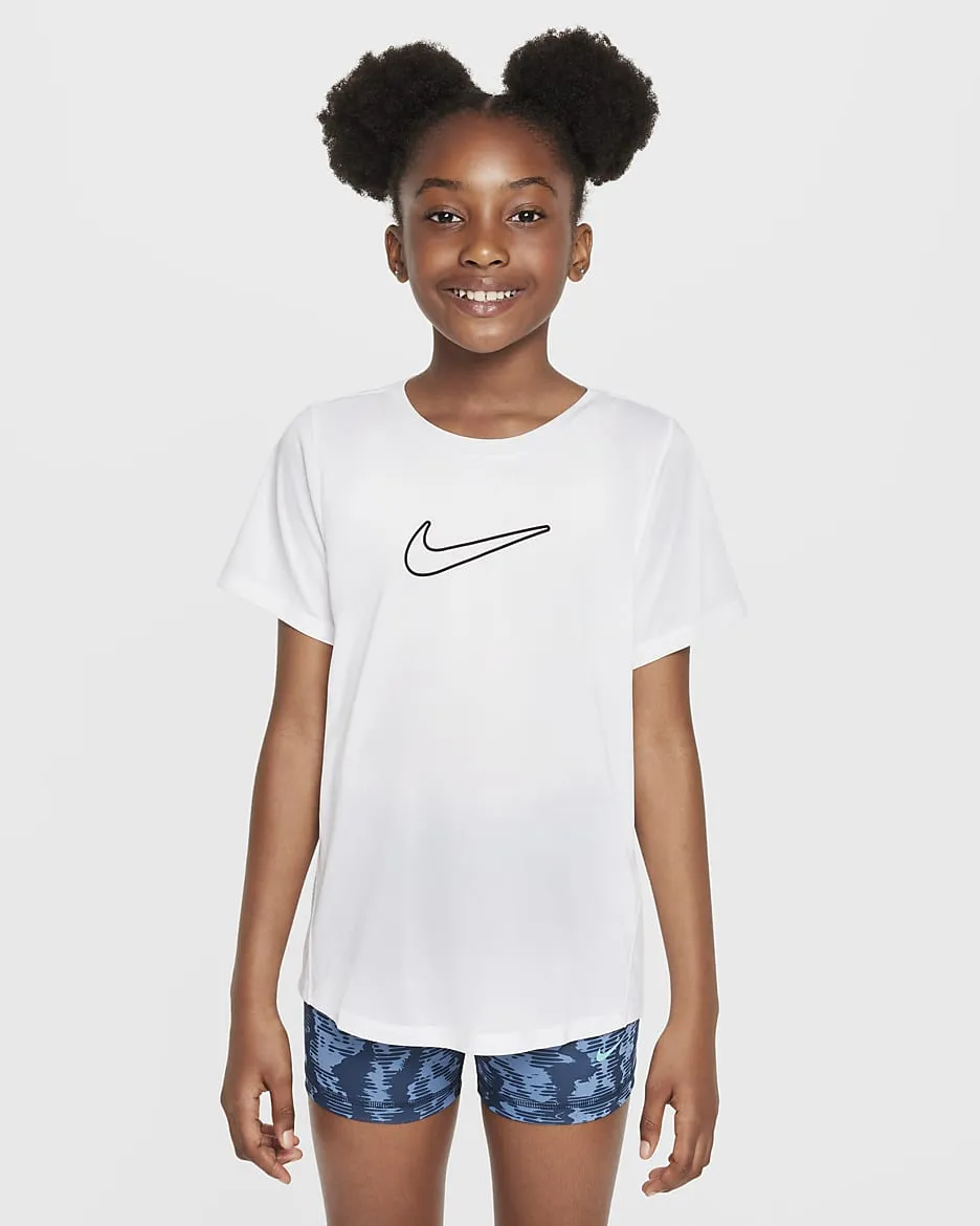 Nike One Fitted Camiseta de manga corta Dri-FIT - Niña