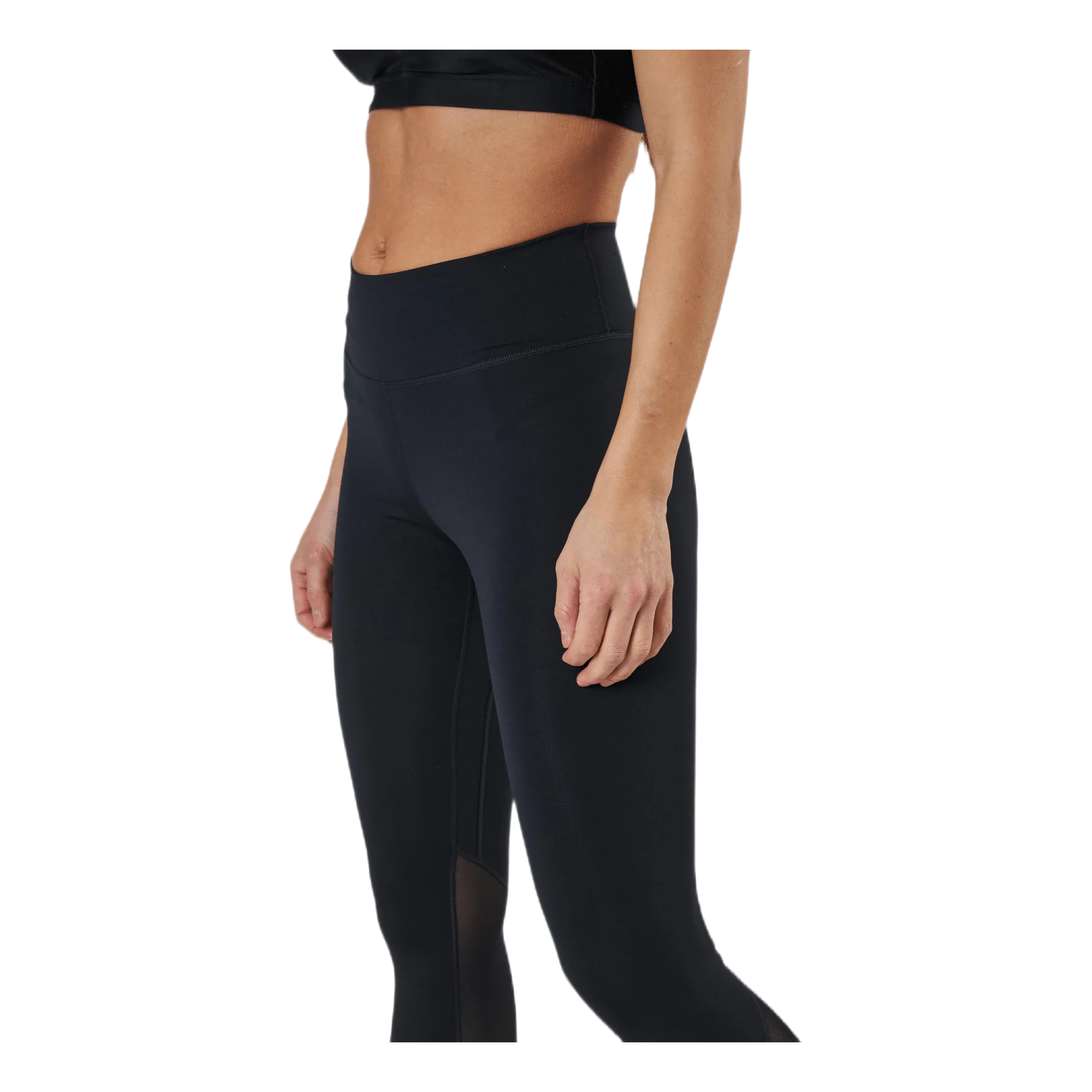 Nike One Women's Mid-Rise 7/8 Leggings BLACK/WHITE