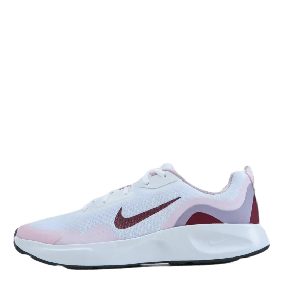 Nike Wearallday Big Kids' Shoe White/dark Beetroot-pink Foam