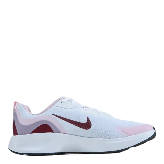 Nike Wearallday Big Kids' Shoe White/dark Beetroot-pink Foam