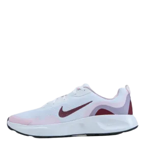 Nike Wearallday Big Kids' Shoe White/dark Beetroot-pink Foam