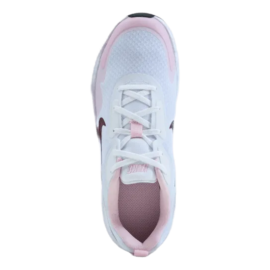 Nike Wearallday Big Kids' Shoe White/dark Beetroot-pink Foam