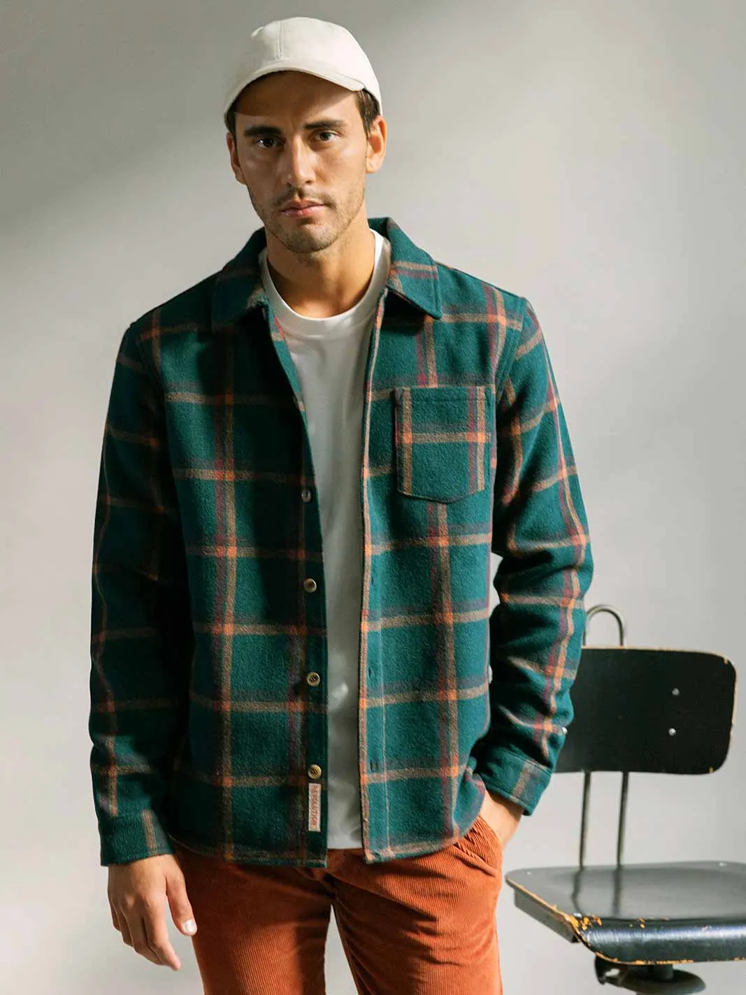 OVERSHIRT GREEN CHECK