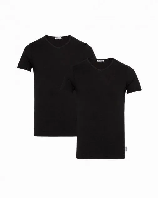 Pack 2 camisetas Bikkembergs BKK1UTS02BI Negro