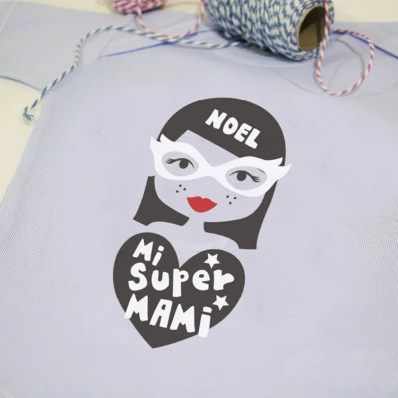 Pack Body personalizado Mi super mami