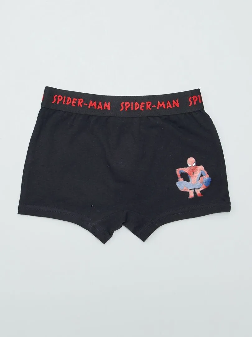 Pack de 3 boxers 'Spider-Man' - GRIS