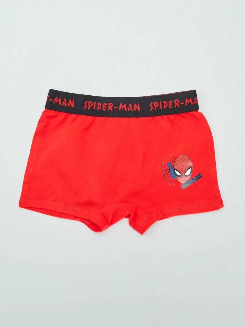 Pack de 3 boxers 'Spider-Man' - GRIS