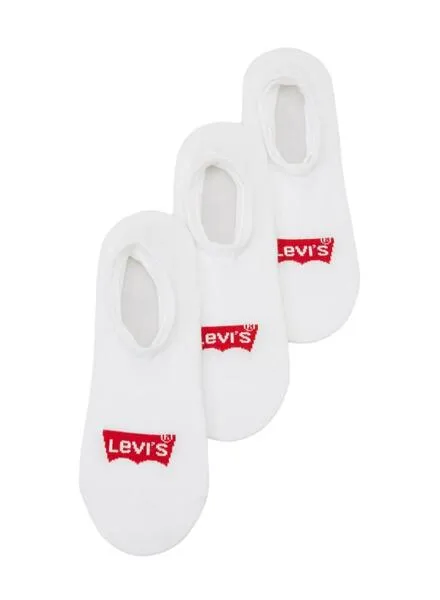 Pack de Calcetines Levis Footie Blanco para Hombre