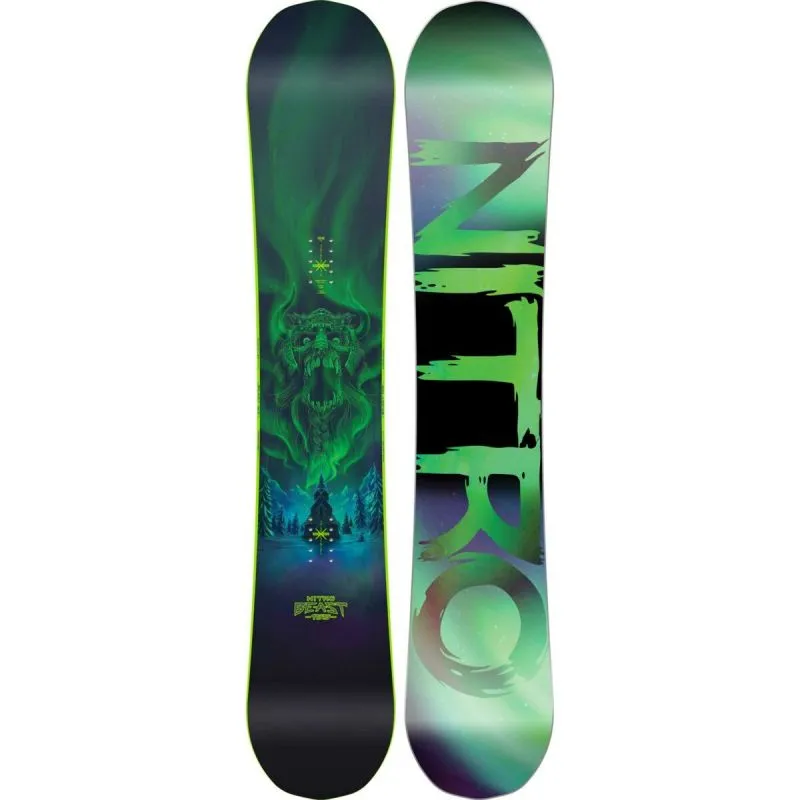 Pack snowboard Nitro Beast (2023) + fijaciones - hombre