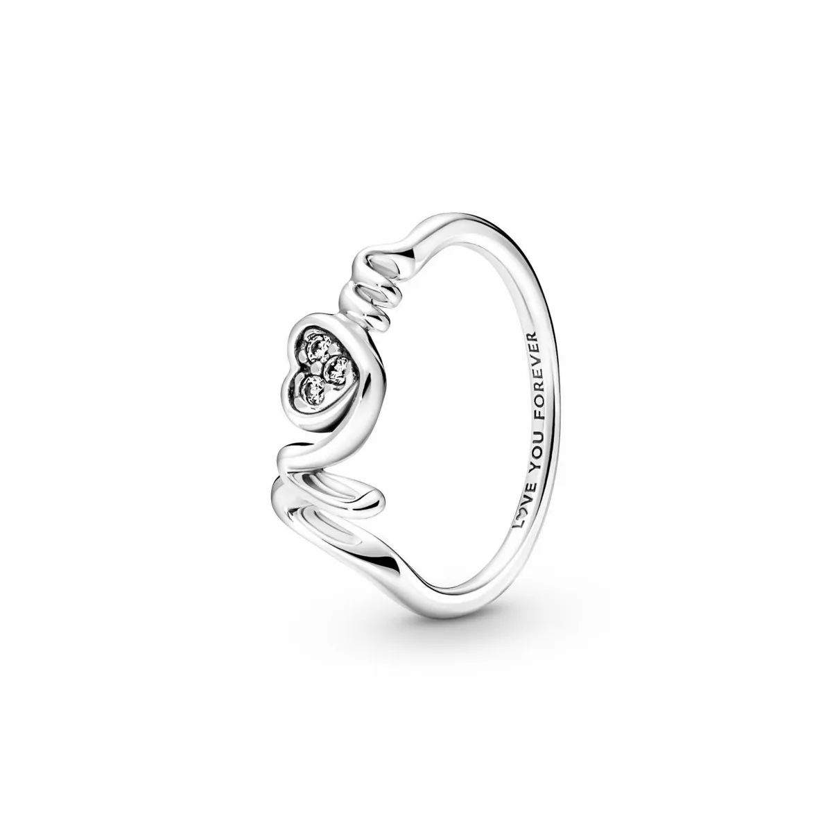 Pandora Anillo Corazón Madre en Pavé - PANDORA