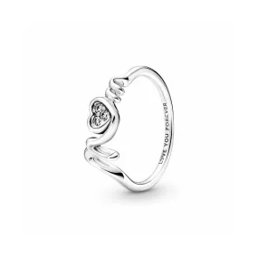 Pandora Anillo Corazón Madre en Pavé - PANDORA