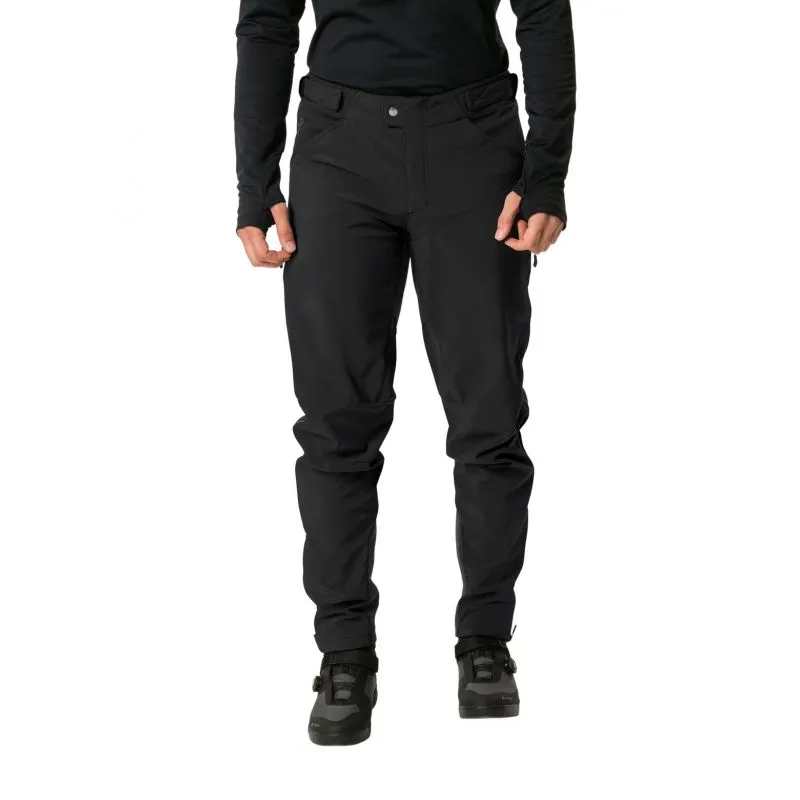 Pantalones Vaude Qimsa II softshell (Negro/Negro) Hombre