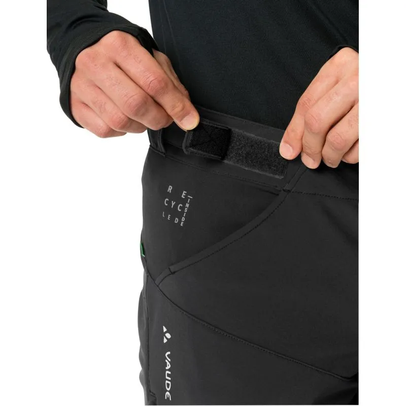 Pantalones Vaude Qimsa II softshell (Negro/Negro) Hombre