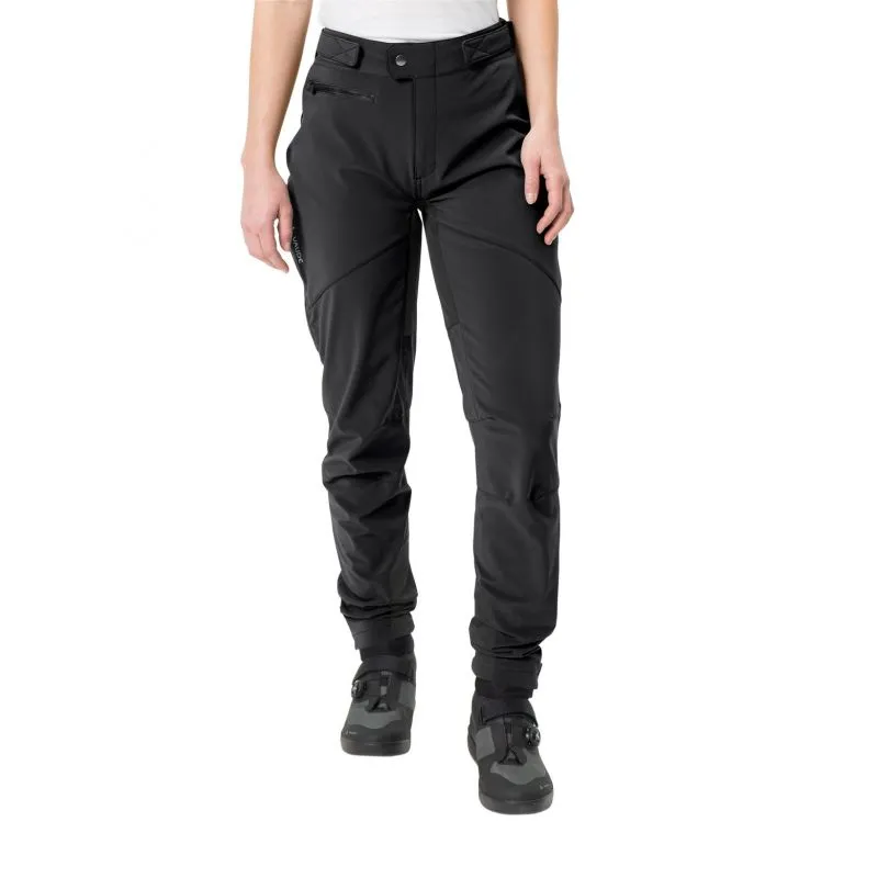 Pantalones Vaude Qimsa II softshell (Negro/Negro) Mujer