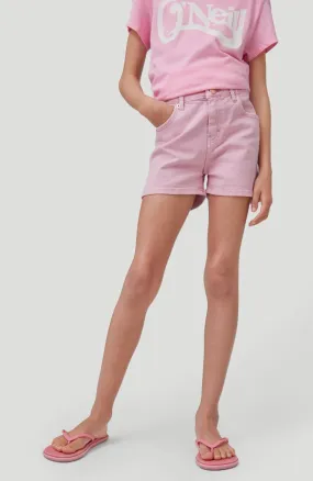 Pantalón corto O’NEILLL short para niña COLORED SHORTS Sea Pink Ref. 1A7572 rosa palo