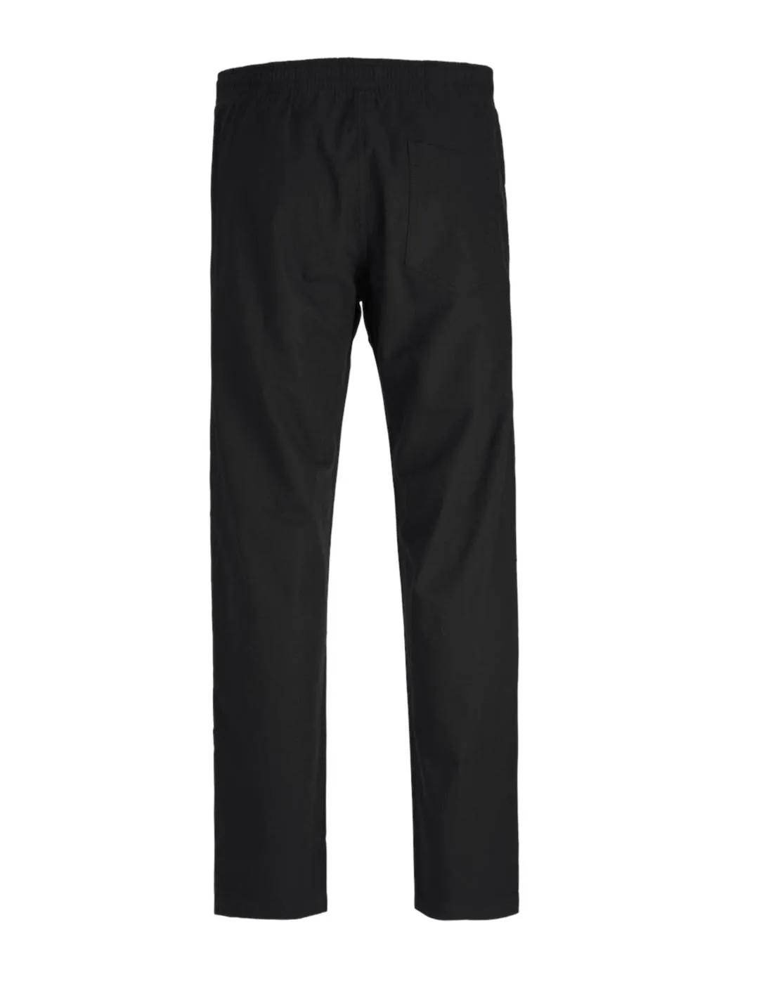 Pantalón Jack&Jones Jogger negro de lino para hombre