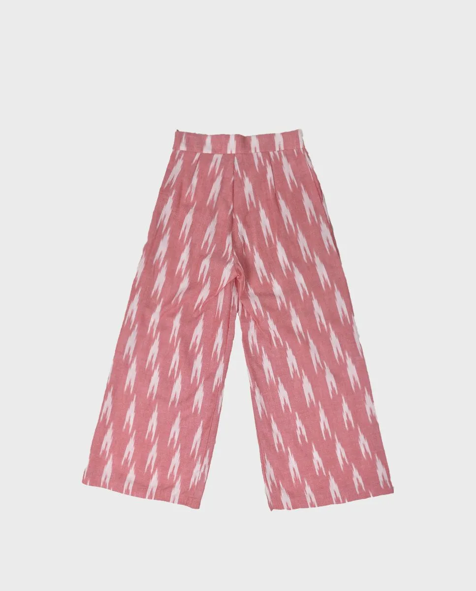 Pantalón niña étnico coral