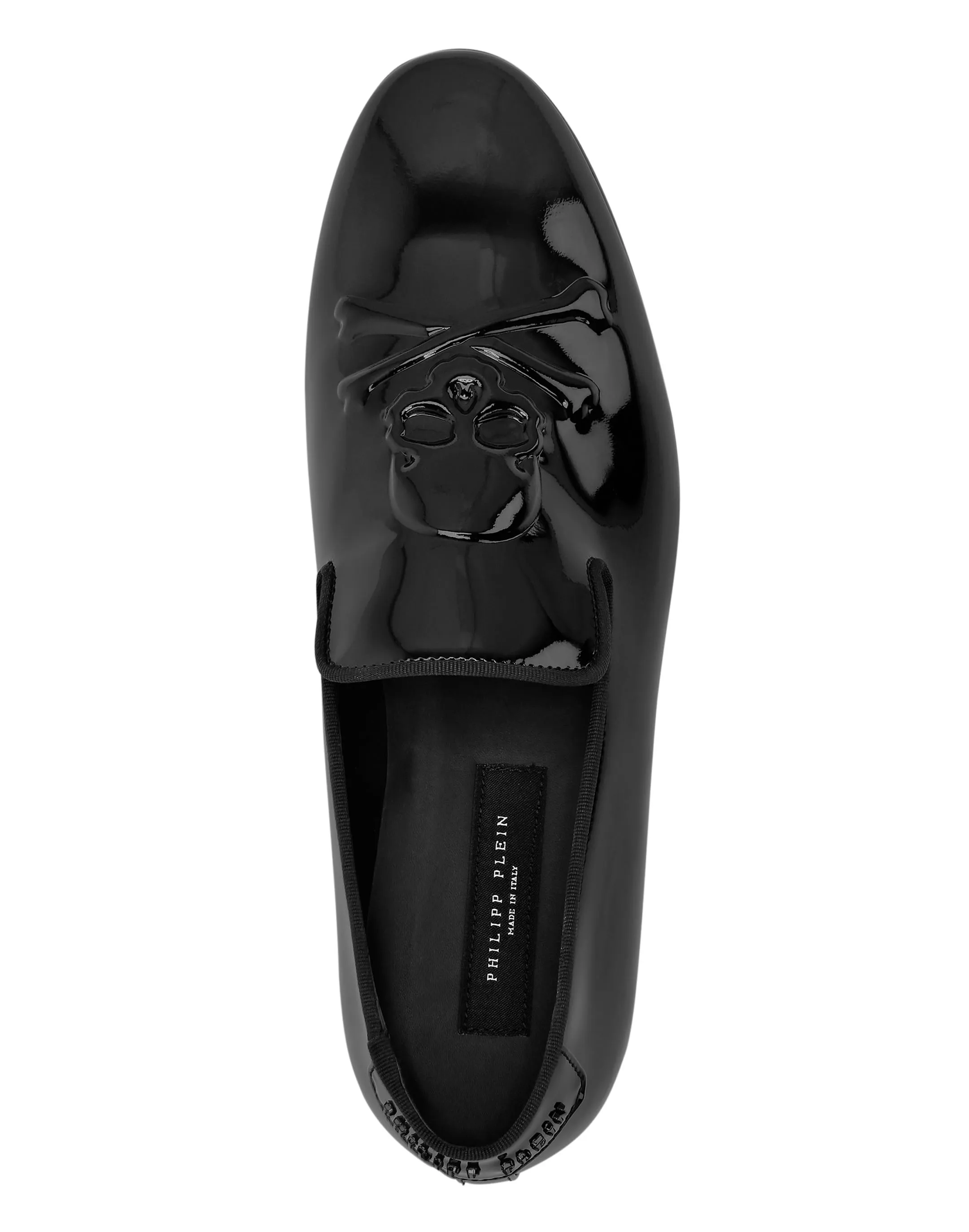 Patent Leather Loafers Skull&Bones