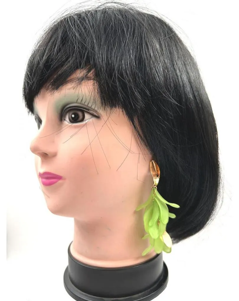 PENDIENTES MUJER VERDES LARGOS IDEALES PARA EL VERANO