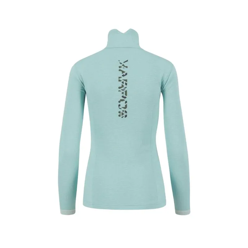 Polar de mujer Karpos PIZZOCCO HALF ZIP (AQUA SKY)