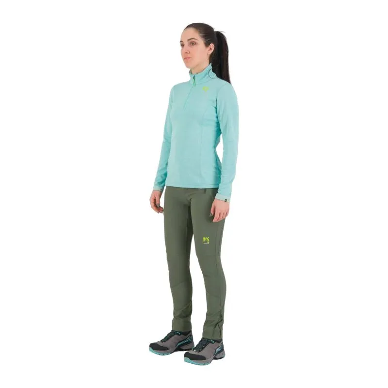 Polar de mujer Karpos PIZZOCCO HALF ZIP (AQUA SKY)