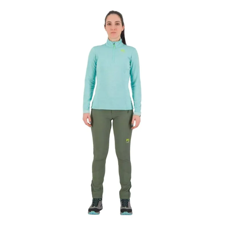 Polar de mujer Karpos PIZZOCCO HALF ZIP (AQUA SKY)