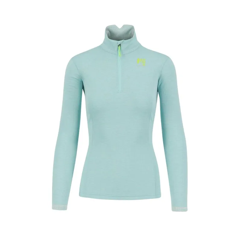 Polar de mujer Karpos PIZZOCCO HALF ZIP (AQUA SKY)