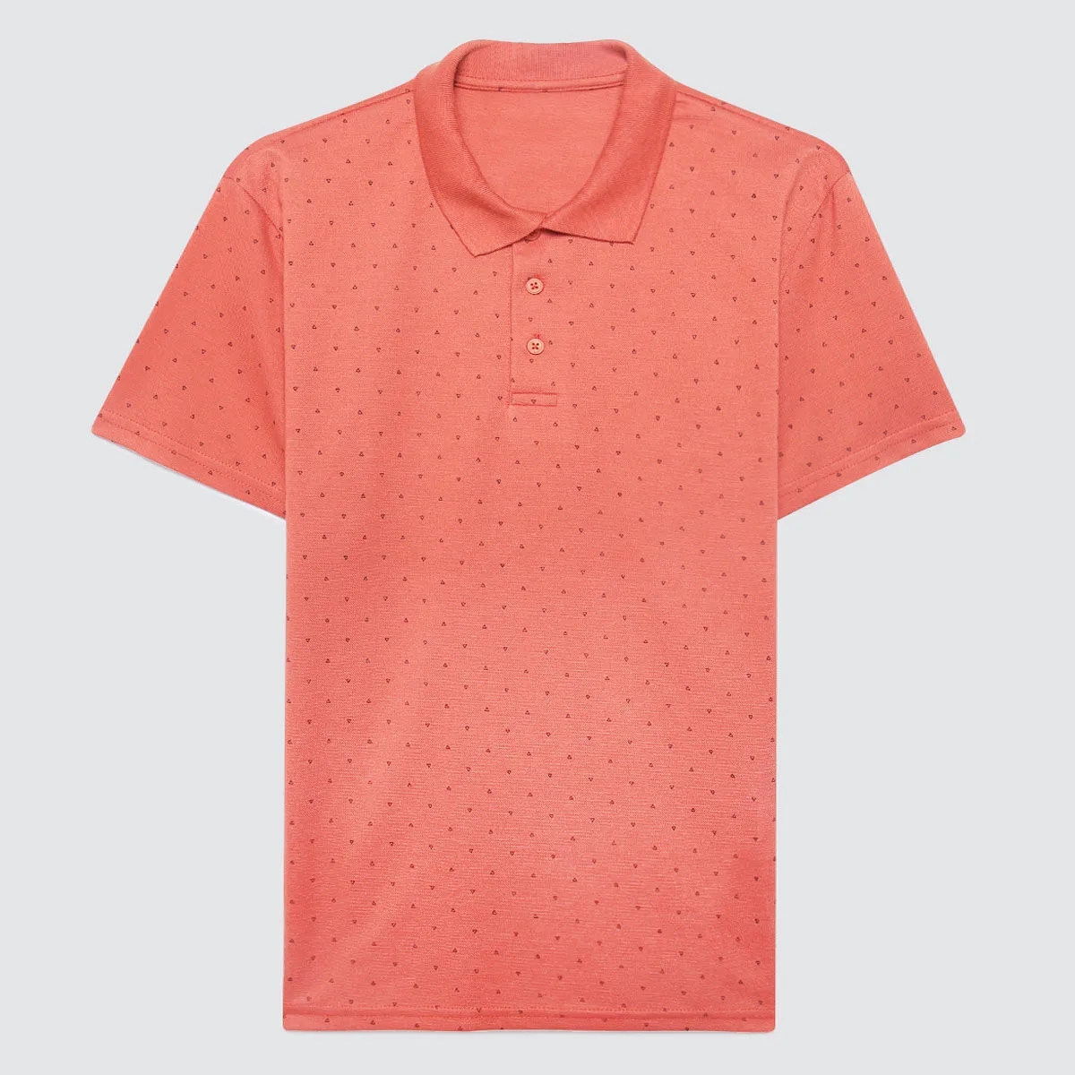 Polo Para Hombre Mini Estampado