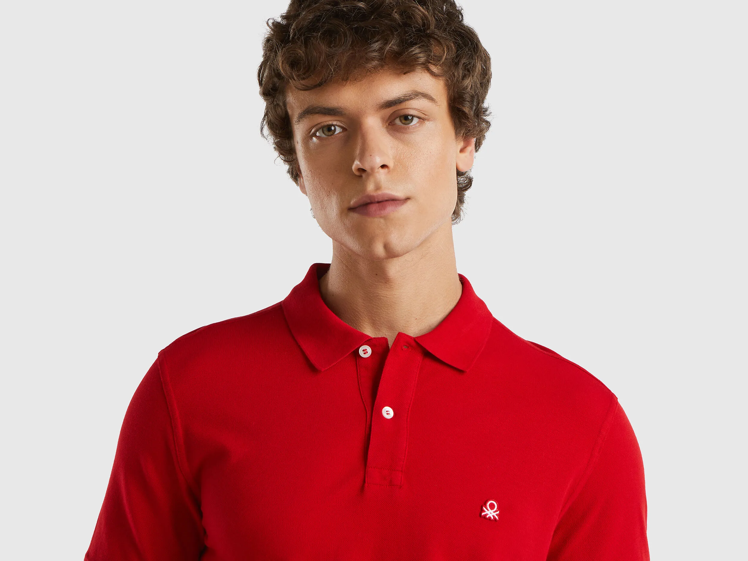 Polo rojo regular fit