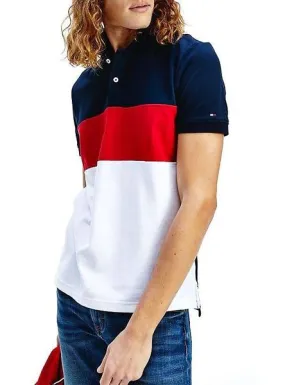 polo tommy hilfiger colorblock para hombre