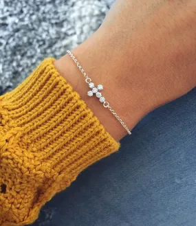 Pulsera Cruz Circonitas