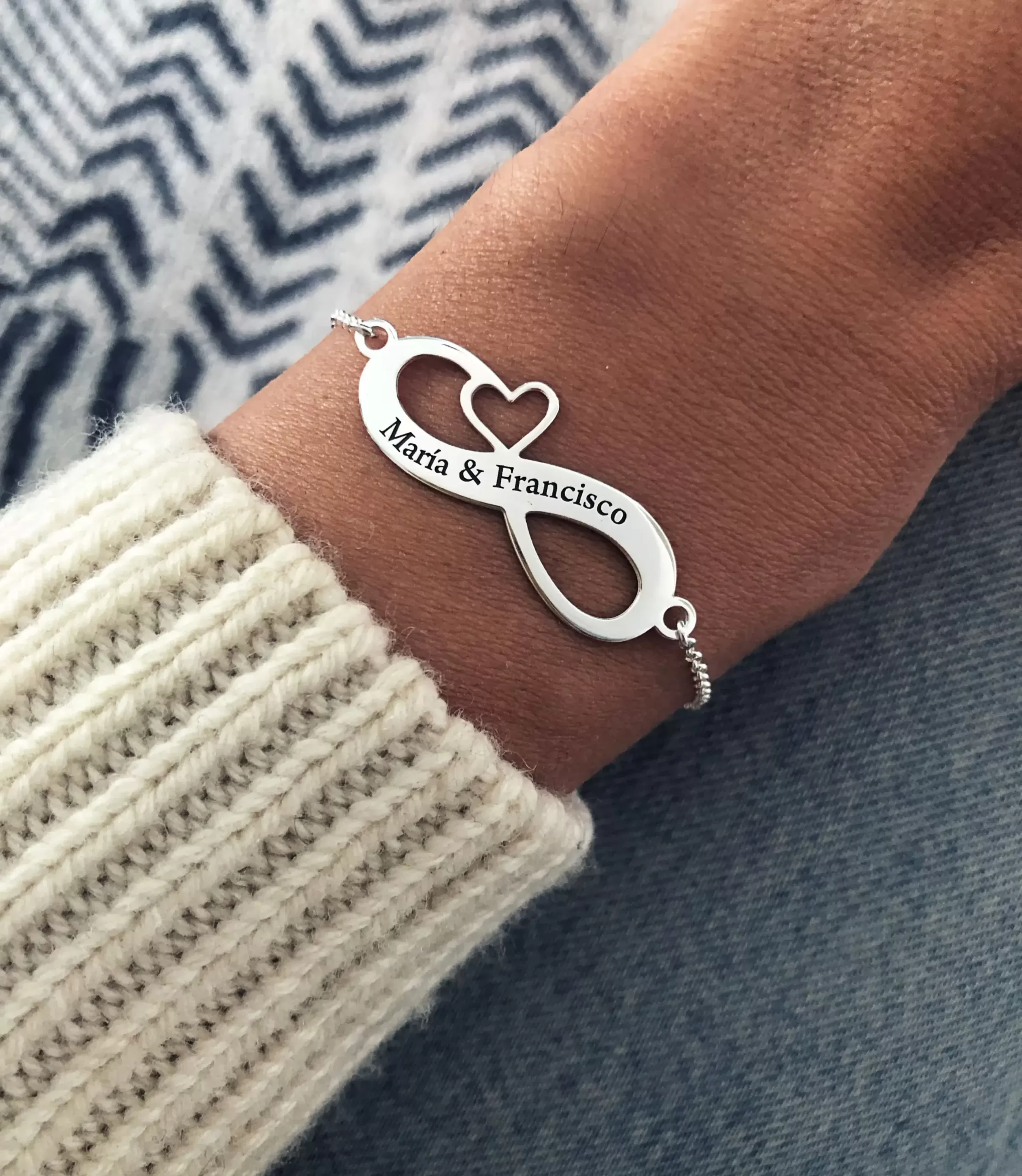 Pulsera Infinito Corazón